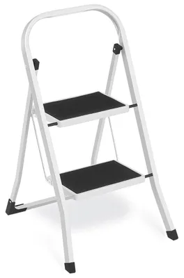 Obrázok produktu pre Skladací domáci rebrík Spacetronik SPG221W 2-stupňový oceľový 150 kg