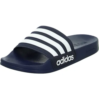 Produktbild von Adidas Adilette Cloudfoam, Männlich, Erwachsener, Rutschen, Blau, Weiß, Abbildung, Schaum