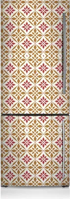 Produktbild von Aufkleber Kühlschrankmagnete Dekoration Kühlschrankfolie 70x190 cm - Blumenmuster