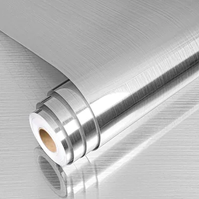 Produktbild von Selbstklebende Möbelfolie Silber 40 x 1000 cm