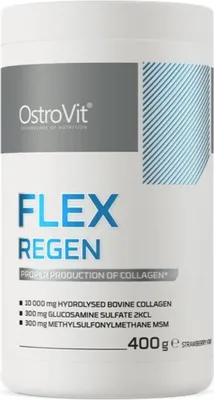 Obrázek produktu pro Ostrovit Flex Regen jahodovo-kiwi příchuť (400 g) 5903246227185