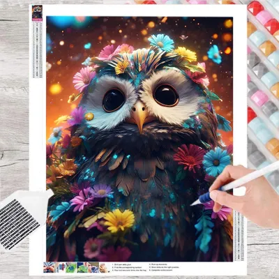 Produktbild von 5D Diamond Painting anfänger Full Set, DIY Cross Stitch Stickerei Malerei Kit, Malen Nach Zahlen, Diamant painting bilder zubehör, 30 x 40cm