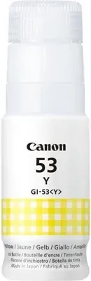 Image de Bouteille d'encre CANON GI-53Y, Jaune, 60 ml, Compatible PIXMA G650 et G550