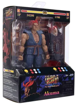 Productafbeelding van Jadatoys 9336717314R00 - Street Fighter II Akuma 6.2 inch figuur - Nieuw