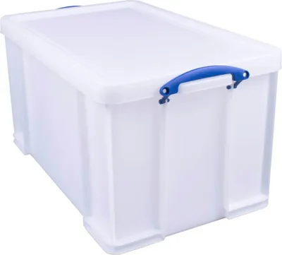 Produktbild von Really Useful Box Aufbewahrungsbox 84,0 l weiß 71,0 x 44,0 x 38,0 cm, 1 St.