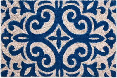 Zdjęcie produktu dla Wycieraczka Excelsa Boheme Blue kokosowa 40x60x1,5 cm kolorowa