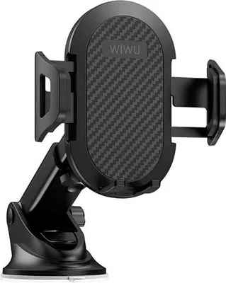 Image de WiWU - Mini CH015 Support voiture avec ventouse adapté au pare-brise