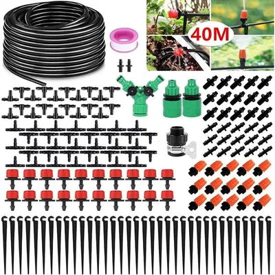 Produktbild von Famanu Tropfbewässerung Set 40M - Automatisches Bewässerungssystem für Garten und Balkon