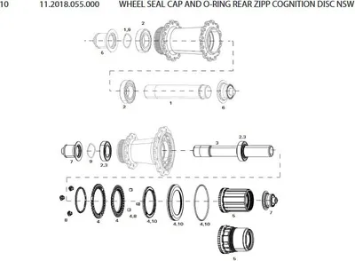 Obrázok produktu pre Sram Cognition Disc Nsw Dichtring One Size