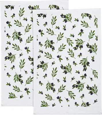 Produktbild von Erwin Müller Frottier-Geschirrtuch 2er-Pack Oliven 45x70 cm