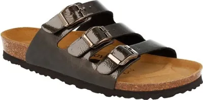 Produktbild von JOE N JOYCE Paris SynSoft Soft-Fußbett Hammerschlag Olive Patent Größe 36 Schmal
