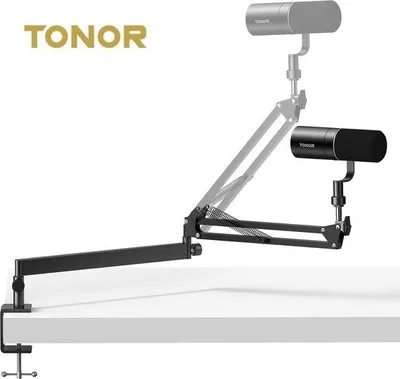 Productafbeelding van Famanu microfoonarm, 360° verstelbaar - zwart