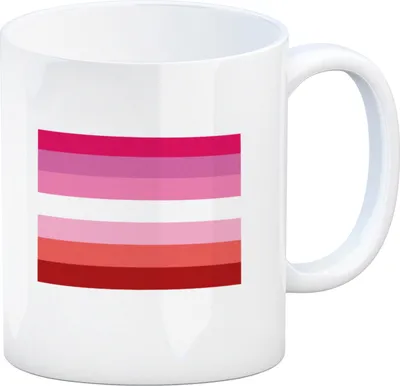 Produktbild von Lesbian Flagge Gleichberechtigung Kaffeebecher