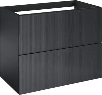 Obrázok produktu pre Kúpeľňová skrinka pod umývadlo Jungborn NONUS čierna 800 x 635 x 453 mm