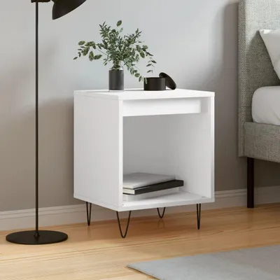 Obrázok produktu pre vidaXL Nočný stolík biely 40x35x50 cm Materiál drevo
