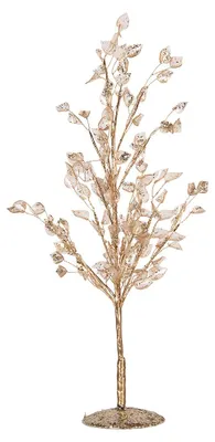 Produktbild von Clayre & Eef Dekoration Baum 9x9x45 cm Goldfarbig Metall