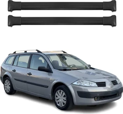 Obrázek produktu pro Střešní nosič Střešní nosič pro Renault Megane 2003-2009 Aluminium Black