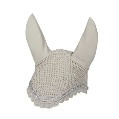 Produktbild von Eskadron Platinum Fliegenhaube, Fliegenkappe " CRYSTAL " Größe - Warmblut Farbe - pearlgrey