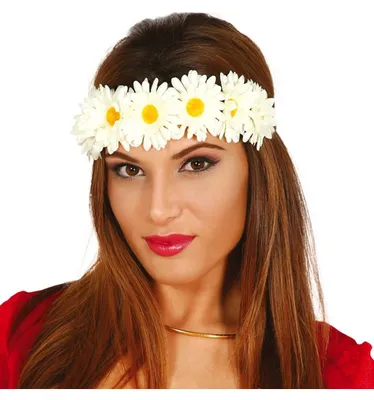 Produktbild von Hippie Stirnband Flower Power für Fasching & Motto Party