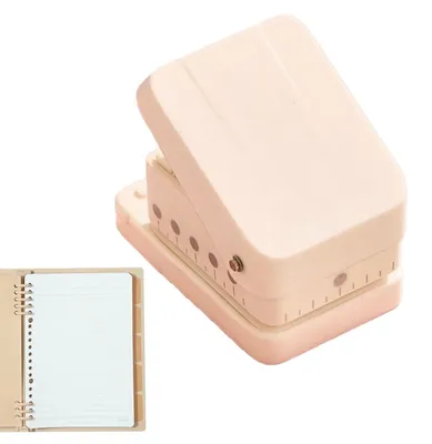 Productafbeelding van Losblad Perforator - Handige Pons - Documenten Organiseren - Ergonomisch Ontwerp - Compact Formaat - Wit