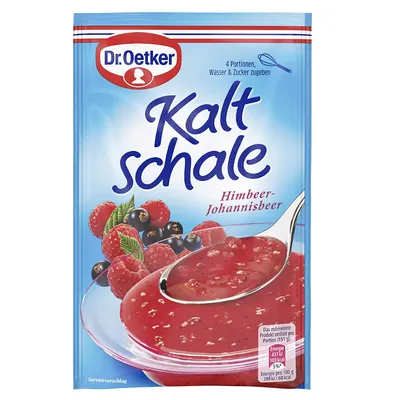 Image de Coquille froide framboise groseille Dr. Oetker en poudre pour dessert 57g