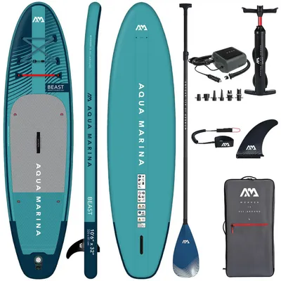 Zdjęcie produktu dla Deska SUP Aqua Marina Beast 10'6" BT-23BEP + ELEKTRYCZNA POMPKA PBG 6 12V
