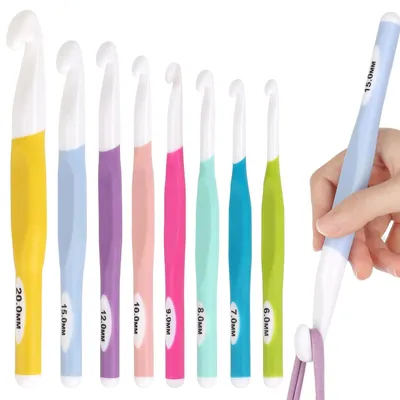 Produktbild von Ergonomisches Häkelnadel-Set für Anfänger und Fortgeschrittene