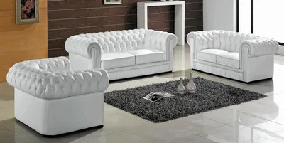 Immagine prodotto di Divani Chesterfield divani imbottiti in pelle Set di divani a 32 posti