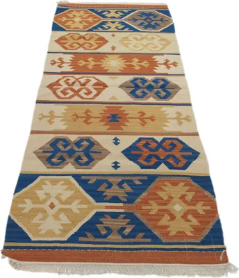 Immagine prodotto di kilim moderno autentico originale 244x69 cm