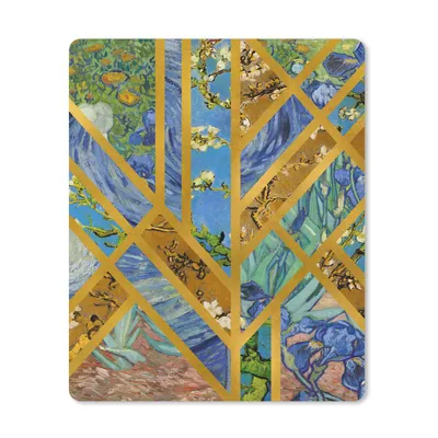 Produktbild von MuchoWow® Mauspad Mousepad Vincent van Gogh - Kunst - Design 19x23 cm - Mousepads - Maus Mat - Pad - Mausunterlage - Mauspads - Spielen