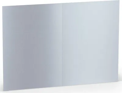 Image de RÖSSLER 164070302 Briefkarte Paperado, A6hd, 220g/m², planliegend, marble white metallic