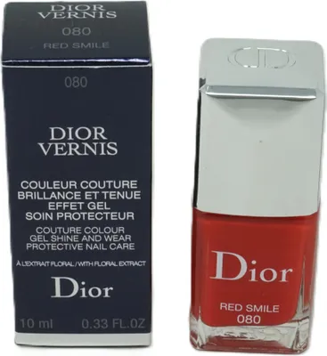 Image de Christian Dior, Vernis, Gel-Effect, Nail Polish, 080, Red Smile, 10 ml