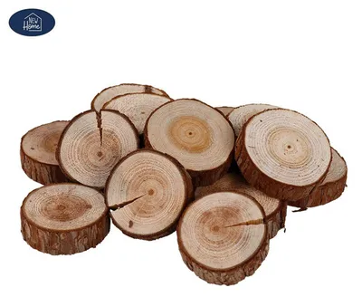 Produktbild von 5-6cm Holz-Dekoscheiben zum Basteln Holzscheiben Baumscheiben Bastelholz Dekomaterial