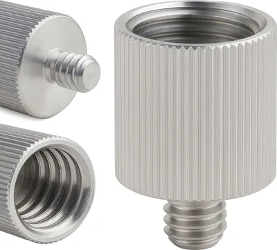 Zdjęcie produktu dla Adapter tuleja redukcja statywowa 1/4" męski na 5/8" żeński aluminium 26 mm