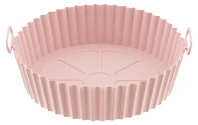 Produktbild von Silikon-Einlagen für Heißluftfritteusen (3–5 l) – Spülmaschinenfest, wiederverwendbar, antihaftbeschichtet, hitzebeständig, Ersatz für Backpapier