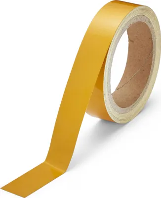 Image de Ruban réfléchissant standard jaune 25 mm/10 m