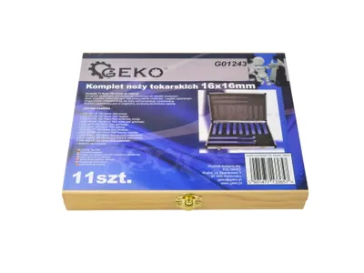 Obrázek produktu pro GEKO Nože soustružnické 11ks, 16x16 mm, G01243