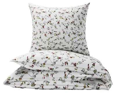 Produktbild von Nyks Baumwollbettwäsche 160x200 Blumen 209red