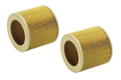 Produktbild von 2 Patronenfilter Lamellenfilter kompatibel mit Kärcher A 2204A A 2254 2101 A 2201 6.414-552.0 64145520