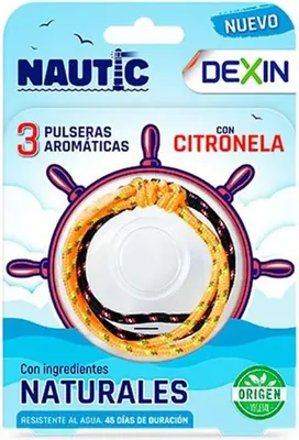 Immagine prodotto di Dexin Bracciale profumato alla citronella 3 pezzi