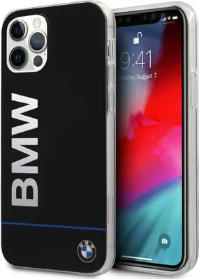 Produktbild von Handyhülle Apple iPhone 12 / 12 Pro BMW Hardcase Cover Kunststoff schwarz