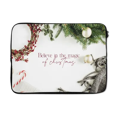 Produktbild von MuchoWow® Laptop Hülle 13 Zoll Weihnachten - Magie - Weihnachtsschmuck Laptoptasche - Laptophülle - Sleeve - Rundumschutz
