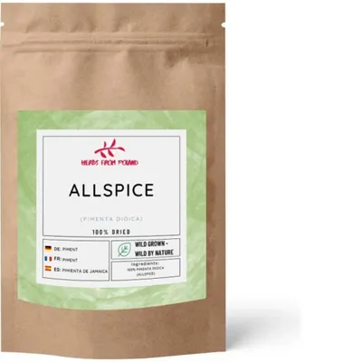 Produktbild von Herbs from Poland Piment, Aromatisch & verdauungsfördernd, Unterstützt Magen & Immunsystem, 100% Natur – 500g