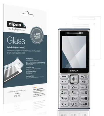 Immagine prodotto di 2x Pellicola Protettiva per Nokia 210 4G Protezione Vetro Flessibile 9H dipos