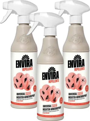 Produktbild von Envira Universal Effect Insekten Abwehrspray - EXTRA Starke Formel im Vorteilspack 3x500ml