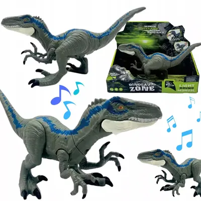 Zdjęcie produktu dla Interaktywny Dinozaur Figurka Chodzi Rusza Się Ryczy Świecące Oczy Led