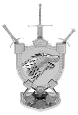 Produktbild von Metal Earth House Stark Sigil, Bausatz, Metall