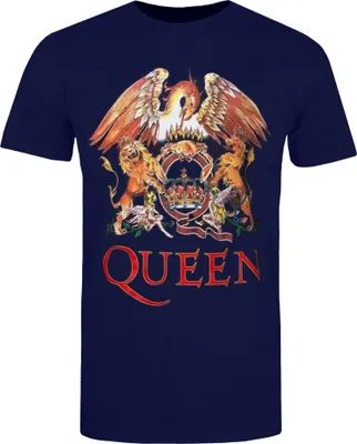 Image de Queen - T-shirt "Classic" pour enfants RO463 (146-152) (Marineblau)