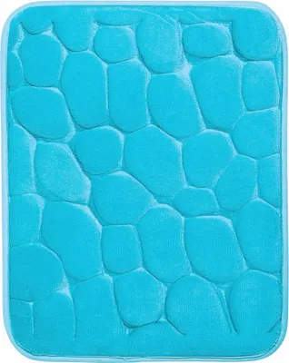 Zdjęcie produktu dla mata łazienkowa antypoślizgowa 50x80 cm 3D 0133 turkusowa