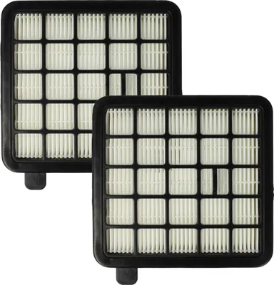 Produktbild von vhbw 2x Staubsaugerfilter kompatibel mit Grundig GMS2020, VCC4770 Zyklon Staubsauger - HEPA-Filter Schwarz Weiß